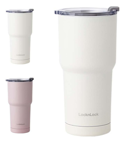 Locknlock - Vaso Termico De 16 Onzas, Sin Bpa, De Doble Pare