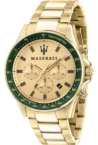 Reloj Maserati R8873640005 Sfida Multifunción-dorado