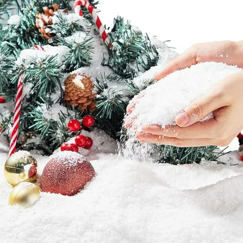 Nieve Artificial 280g Para Árbol De Navidad Y Decoración
