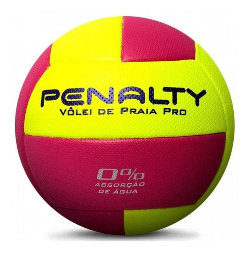 Imagem 1 de 4 de Bola Penalty Vôlei Praia Pro X Beach Volley Promoção 0% Água