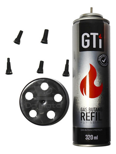 Gás Gti Butano Puríssimo Refil 320 Ml Aproveite