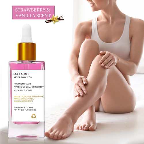 Strawberry Vanilla After Shave Oil, After Shave Oil -