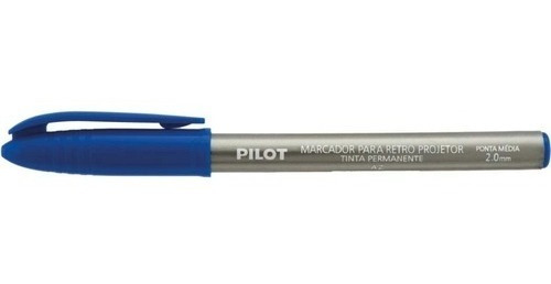 Caneta P/retroprojetor 2.0 Azul Pilot (unidade)