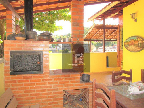 Imagem 1 de 29 de Gigantesca Casa 3 Quartos, 2 Vagas, Pomar E Quintal - Fonseca - Ca0035