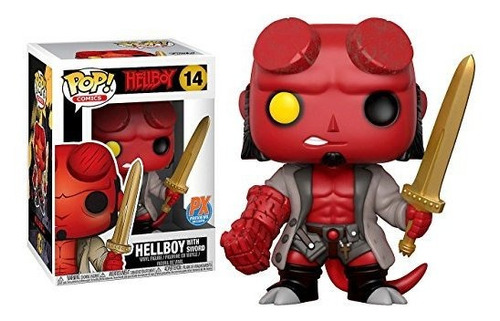 Funko Pop Hellboy Con Figura De Vinilo Excalibur