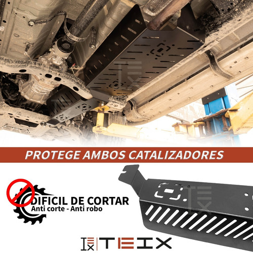 Imagen 5 de 9 de Protector Catalizador Anti Robo Toyota Hilux 2016/2022+ Msi