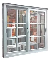 Comprar Ventanas Aluminio Blanco 100x100 Vidrio Rep + Mosq + Rejas