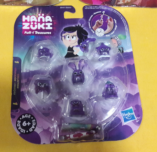 Hana Zuki Tesoros Set De 3 Piezas Diferentes Original Hasbro (Usado)