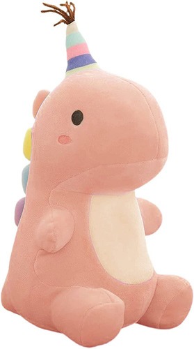 Peluche De Dinosaurio De 30 Cm Perfecto Para Regalar Color Rosado