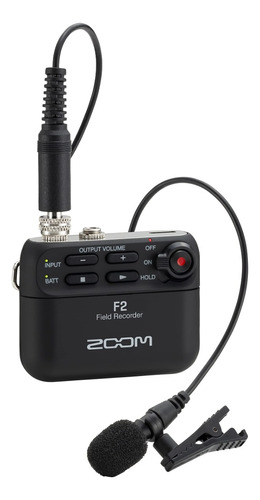 Zoom F2 Grabador De Campo Mini Con Microfono Corbatero