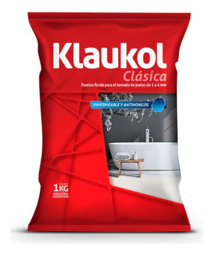 Pastina Clasica Klaukol 1kg Mercurio Impermeable Fluida Sika