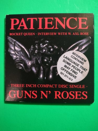 Guns N' Roses - Patience (mini Cd Single 1989 Alemania)