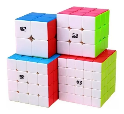 comprar Cubo Magico De Rubik Pack 2x2 3x3 4x4 5x5 Moyu