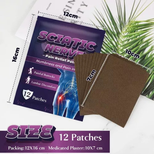 Parches Para Alivio Dolor Nervio Ciatica 36 Pcs