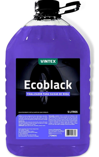 Finalizador De Caixa De Rodas Automotivas Ecoblack Vonixx 5l