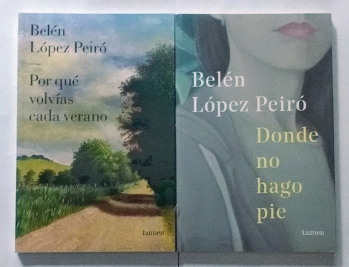 Combo Belén López Peiró / Ed. Lumen / Nuevos