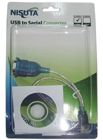 Imagen 2 de 4 de Adaptador Usb A Serie Rs232 Nisuta Nscousse2