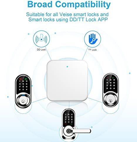 Veise G2 Gateway, Smart Lock Wifi Gateway, Emparejado Con Sm