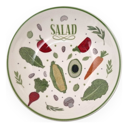 Plato Hondo De Porcelana Salad 20cm Oxford 