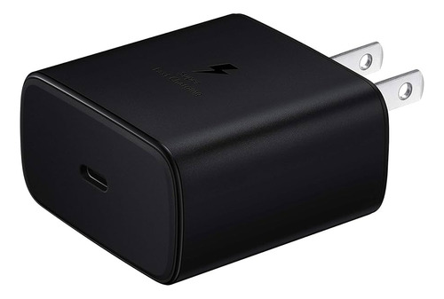 Cargador Tipo C 25w Ultra Rapido Compatible Con Samsung Negro
