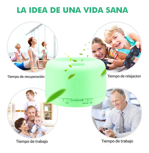 Difusor De Aceite Esencial 500ml Difusor Aromaterapia.