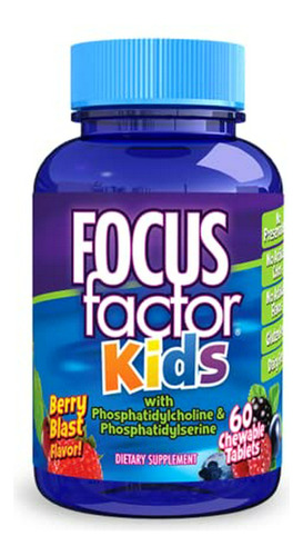 Vitaminas Masticables Para Niños Focus Factor Kids - 60 Tabletas.