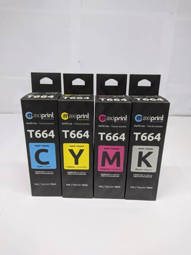 Tinta Genericas Maxiprint 504, 544, 664, Hp