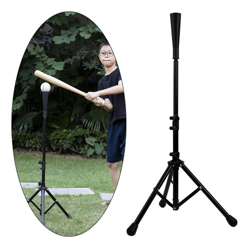 1pcs Playera De Bateo Béisbol Softbol Trípode Ajustable
