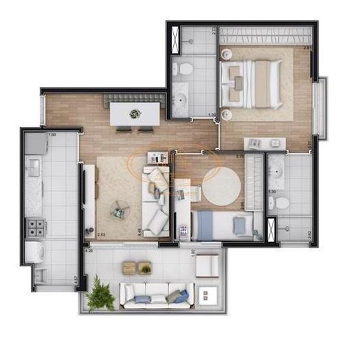 Apartamento Com 2 Dormitório(s) Localizado(a) No Bairro Conceição Em São Paulo / São Paulo - 4227:908221