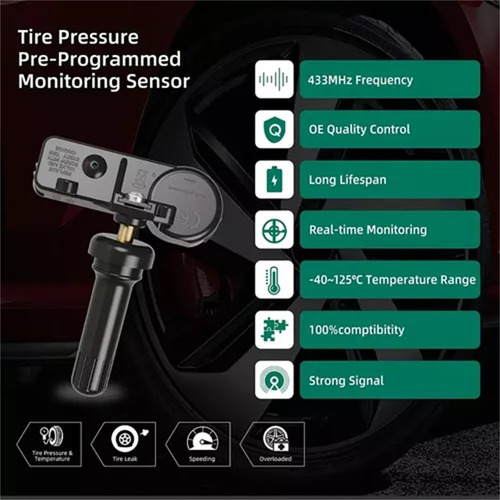 Sensor Tpms Presion Llanta 433mhz Dodge Journey 2011-2020