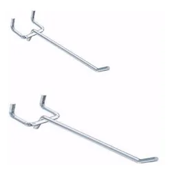 Comprar Gancho P/painel Canaletado E Perfurado De 10cm C/60 Unidade no Mercado Livre