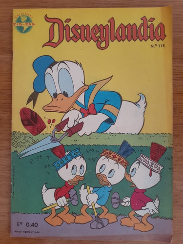 Cómic Disneylandia Año 3 Número 115 Editora Zig Zag 1964