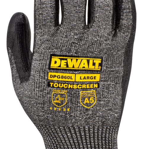Guante Dewalt Dpg860, Nivel De Protección Contra Cortes A5,