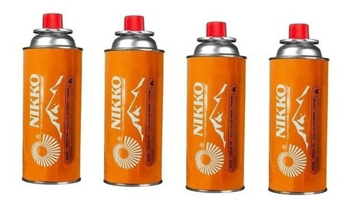 Cartucho Gas Butano Nikko 227 Gs Pack Por 4 Unidades