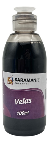 Corante Líquido Para Velas 100ml Marrom Saramanil