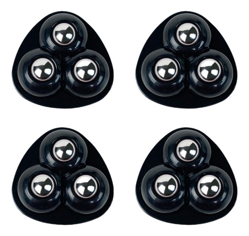 2 X 4 Piezas De Deslizadores De Ruedas Autoadhesivos Para
