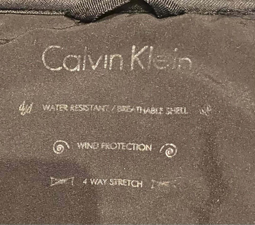 Chamarra Gabardina Calvin Klein Negro Mujer Talla S (Usado)