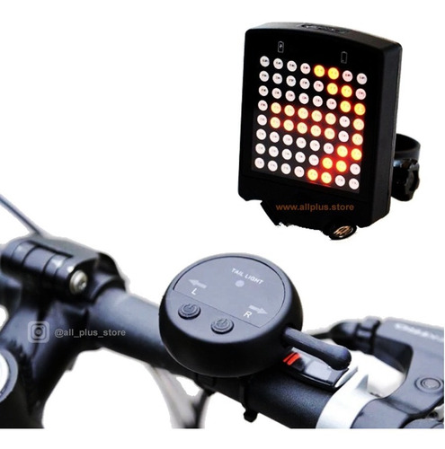 Luz Led Direccional Trasera Bicicleta Laser Cicla Ciclismo
