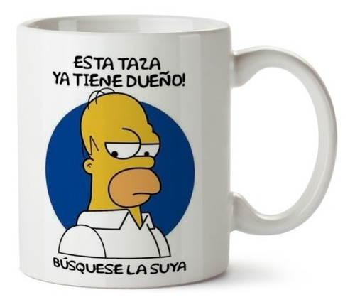 Taza No Toques Mi Taza Homero Simpson