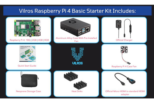 Raspberry Pi 4 Modelo B 8gb Ram Kit Completo Case Disipador