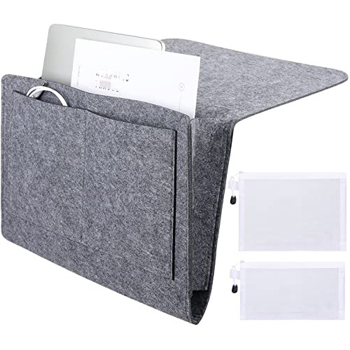 Bedside Caddy Set Bed Pocket With 4 Pcs Storage Bags Be...
