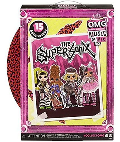 Lol Surprise Omg Remix Rock Ferocious Fashion Doll Con 15 So