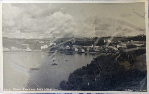 Antigua Puerto Varas Lago Llanquihue1950  Foto E Kabi (ff74