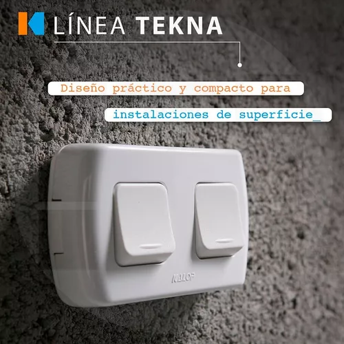 INTERRUPTOR EXTERIOR PUNTO BLANCO 6A 