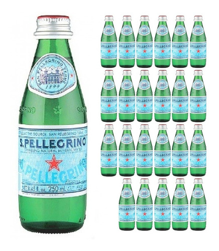 Agua Botella San Pellegrino X250cc Pack X24