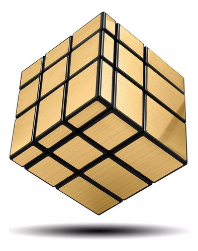 Cubo Mágic 3x3x3  Mirror Blocks Qiyi Dourado Profissional