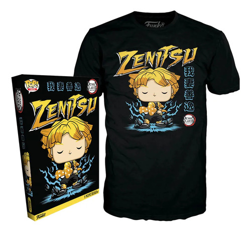 Zenitsu Playera Funko Boxeed Tee Demon Slayer Tallas
