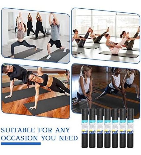 Riakrum 20 Piezas Estera De Yoga Para Ejercicio Estera De En