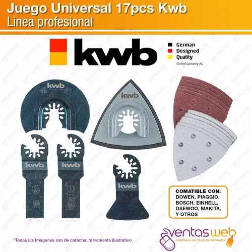 Set 4 accesorios multiherramienta Einhell-KWB