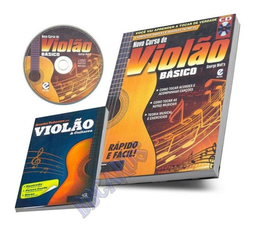 Livro Curso Fácil De Violão